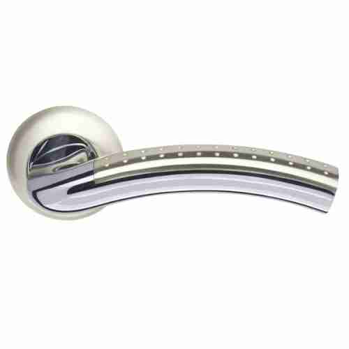 Ручка дверная межкомнатная Armadillo Libra LD26-1SN/CP-3 матовый никель/хром